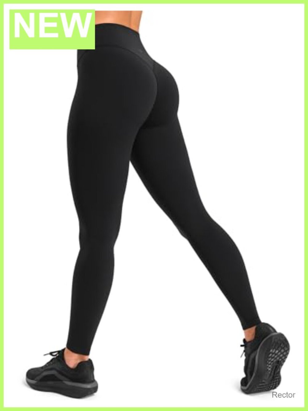 Butt-Lifting High Waisted Leggings No Front Seam Hidden Scrunch